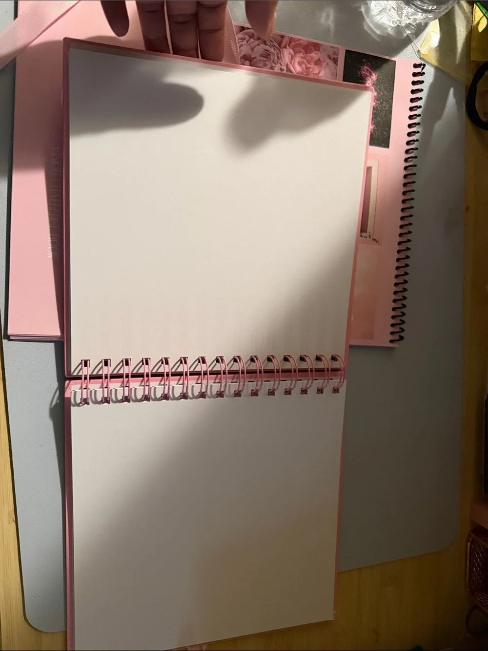 Pink Spiral-Bound Home Office Notebooks - Set of 2 vision board new